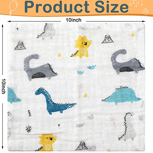 Kenning 30 Pieces Muslin Baby Washcloths for Newborn 10”x10” Soft Absorbent Muslin Burp Cloths Wash Clothes Baby Face Towels for Toddler Boy Girl Shower Gift Baby Registry