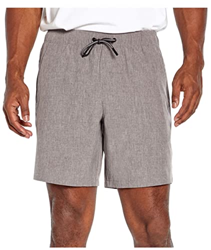 Eddie Bauer Men's Woven Tech Short (Gargoyle, XXL)