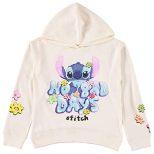 Disney Lilo & Stitch Clothing Set, Sweatshirt Hoodie and Jogger, 2-Piece Outfit Set - Girls Sizes 4-16 Ivory