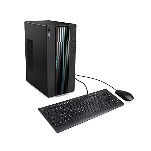 Lenovo IdeaCentre Gaming 5i - 2022 - Gaming Desktop - NVIDIA GeForce RTX 3050 - Intel i5 12400-8GB RAM - 512GB SSD - Win 11 - Black - Mouse & Keyboard - Free 3-Month Xbox GamePass