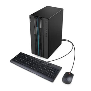 Lenovo IdeaCentre Gaming 5i - 2022 - Gaming Desktop - NVIDIA GeForce RTX 3050 - Intel i5 12400-8GB RAM - 512GB SSD - Win 11 - Black - Mouse & Keyboard - Free 3-Month Xbox GamePass