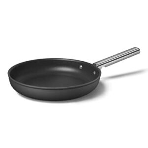 SMEG 8 PC Non Stick Cookware Set Black, 3 QT Sauce pan w/lid, 4 QT Deep Pan, 9.5" Fry Pan, 11" Fry Pan, 5 Qt Casserole