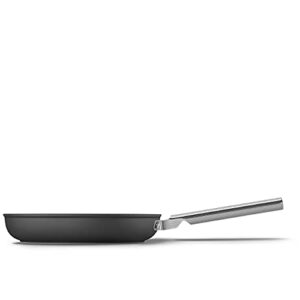 SMEG 8 PC Non Stick Cookware Set Black, 3 QT Sauce pan w/lid, 4 QT Deep Pan, 9.5" Fry Pan, 11" Fry Pan, 5 Qt Casserole