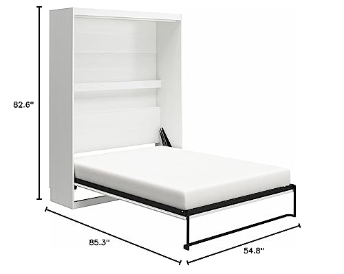 Novogratz Her Majesty Full Size Murphy Bed, White