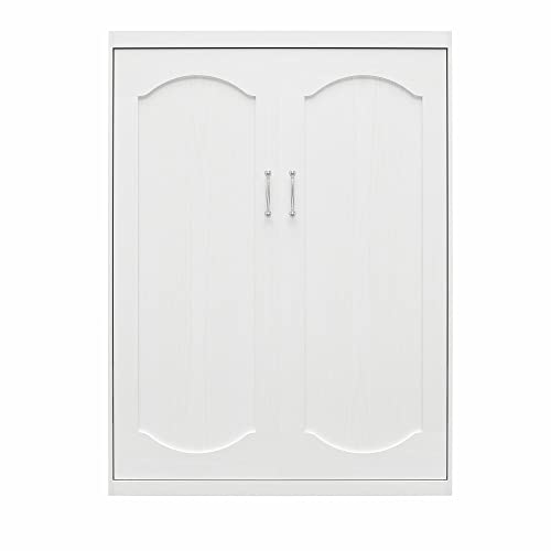 Novogratz Her Majesty Full Size Murphy Bed, White