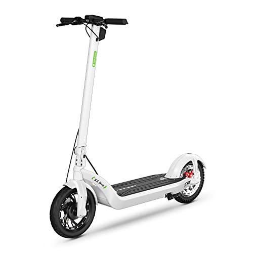 isinwheel X3Pro Electric Scooter, 1200W Motor E-Scooter,12" Fat Tires, 37 Miles Range, 28 Mph Portable Folding Commuter Electric Scooter for Adults, Maximum Load 400lbs & 4 Speed Modes