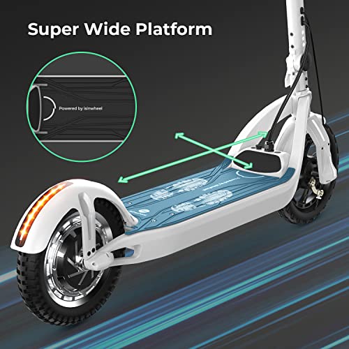 isinwheel X3Pro Electric Scooter, 1200W Motor E-Scooter,12" Fat Tires, 37 Miles Range, 28 Mph Portable Folding Commuter Electric Scooter for Adults, Maximum Load 400lbs & 4 Speed Modes