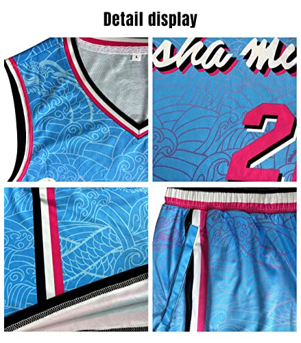 Custom Basketball Jersey for man women uniform Suit Kids Adults Personalized Jersey (White)