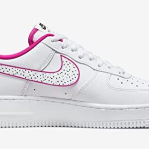 Nike Women's Air Force 1 Low '07 Size 6.5 US- DV3809 100 Dragonfruit White/White-pink Prime