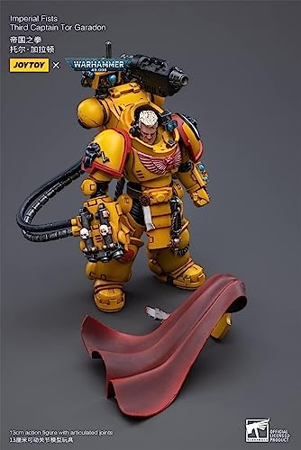 HiPlay JoyToy Warhammer 40K Imperial Fists Third Captain Tor Garadon 1:18 Scale Collectible Action Figure