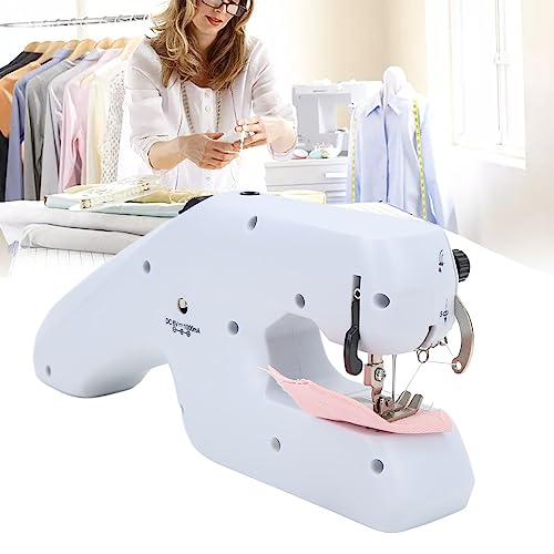 Handheld Sewing Machine, Mini Portable Electric Sewing Machine Cordless Sewing Machine for Adult Easy to Use and Fast Stitch Suitable for Clothes Fabrics DIY Home Travel