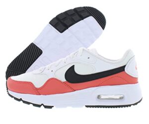 nike air max sc womens shoes size 6.5, color: white/black-magic ember