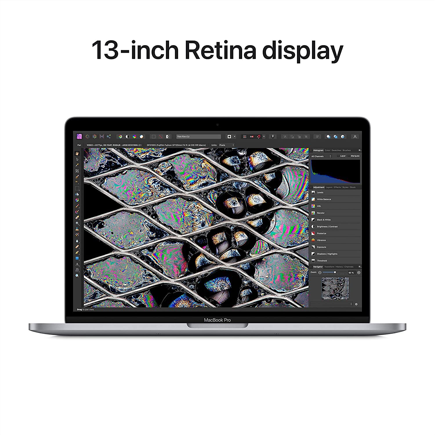 2022 Apple MacBook Pro Laptop with M2 chip: 13” Retina Display, 8GB RAM, 512GB SSD, Touch Bar, Backlit Keyboard, FaceTime HD Camera Space Gray (Renewed)