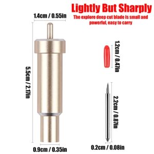 Rieyuf Replacement Fine Point Blade and Housing Holder Compatible with Cricut Explore Air2/ Air3/Air One, Cricut Maker 3/Maker for Cricut Cuts DIY Work