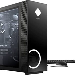 Latest HP OMEN 30L Gaming Desktop | AMD Ryzen 5 5600G 6-Core | AMD Radeon RX 6600 XT 8GB | 32GB DDR4 1TB SSD 2TB HDD | WiFi | BT | USB-C | Tempered Glass Side Panel | Win11 Home