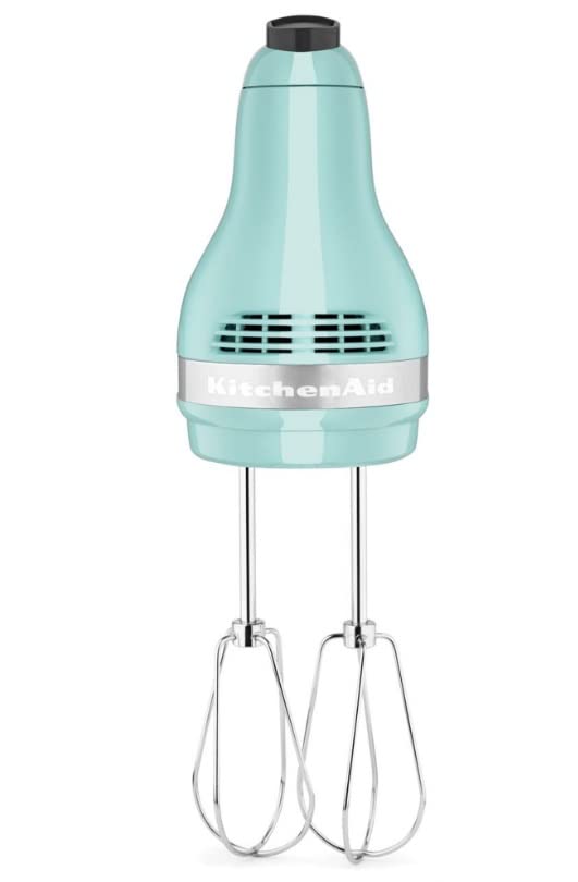 KitchenAid 3 Speed Ultra Power Hand Mixer Blend Mash Puree Aqua Sky Blue