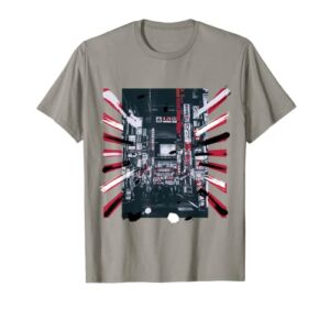 japanese cyberpunk tokyo streetwear aesthetic graphic t-shirt