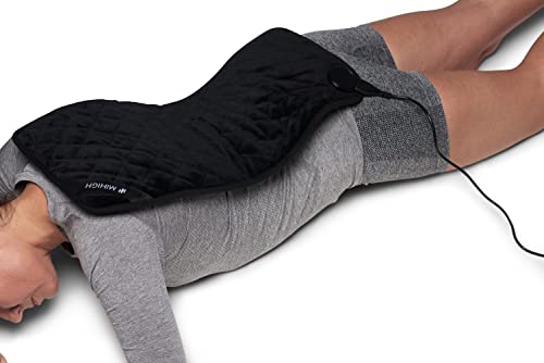 MiHIGH Infrared Heating Pad for Back and Shoulder Pain, Weighted Heat Pad with Temperature Controller for Cramps Relief, Infrared Heat Therapy for Pain Relief