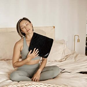 MiHIGH Infrared Heating Pad for Back and Shoulder Pain, Weighted Heat Pad with Temperature Controller for Cramps Relief, Infrared Heat Therapy for Pain Relief