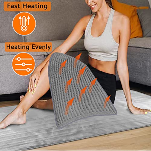 Cestbin Extra Large Heating Pad - 20"x 40" Electric Heating Pad for Back Pain Relief, 10 Heat Settings Heating Pads for Cramps, Auto Shut Off, King Hot Heated Soft Moist Heat Pad for Neck Shoulders