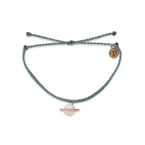 pura vida bracelet white opal silver saturn charm bracelet - adjustable with waterproof band, string bracelet for women - stackable bracelets for teen girls, handmade bracelets for teens - smoke blue