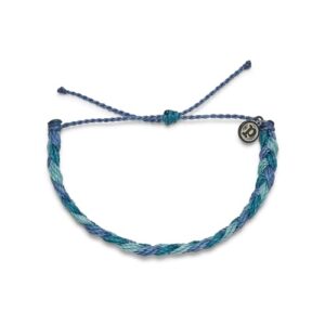 pura vida bracelet deep sea braided bracelet - adjustable bracelet with waterproof band, string bracelet for women - stackable bracelets for teen girls, handmade bracelets for teens - one size