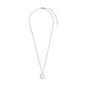 pura vida 18" rose gold opal crescent pendant necklace - statement necklace with rose gold chain - rose gold necklace for women, long necklaces for teen girls, boho jewelry for women - 3" extender