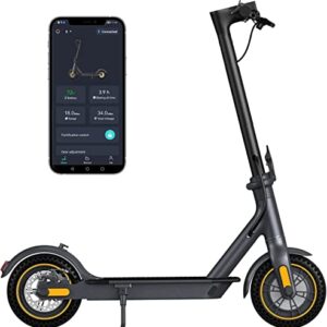 Electric Scooter -500W Motor 10" Solid Tires,Up to 18 Miles Long-Range and 19 MPH Portable Folding Commuting Scooter for Adults