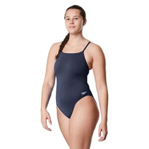 speedo women's swimsuit one piece endurance+ strappy solid