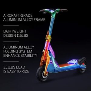 Segway SuperScooter GT2P Electric Scooter, Up to 55.9 Miles and 43.5 MPH, E Scooter Adults for Commuting w/t 11" Anti-Puncture Tubeless Tires, 2WD, Transparent Display, Suspension System