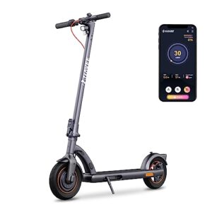 NAVEE Electric Scooter N40,600W Max Power,10" Pneumatic Tires,25-30 Miles Range & 19MPH Speed, Dual Brake System,IPX4 Waterproof, Commuter E-Scooter for Adults 220lbs