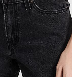 Levi's Women's 80s Mom Shorts, Not to Interrupt, Black, 25