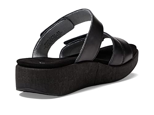 Alegria Women's Mena Black Platform Wedge Sandal 9 M US