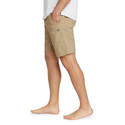 Eddie Bauer Men's Guide Headpin Shorts, Light Khaki, 34