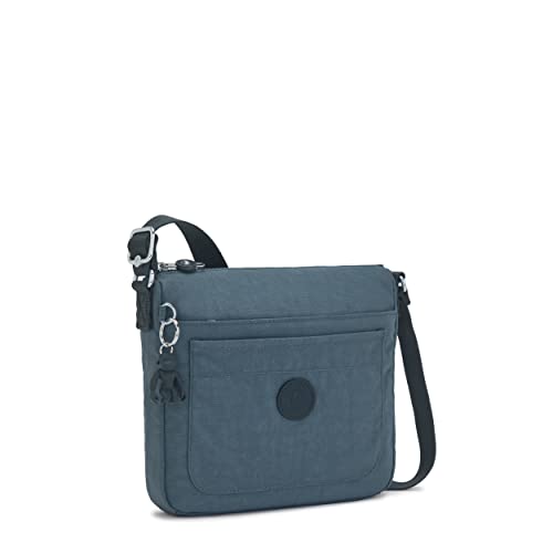 Kipling Women's Sebastian Crossbody, Super Light, Durable Messenger, Shoulder Bag, Nocturnal Grey