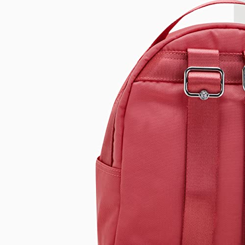 Kipling Women's Kae, Padded Straps, Monkey Keychain, Top Handle, Zipped Main Compartment, Backpack, Naturl Coral M6, 9.5''L x 12.5''H x 4.25''D