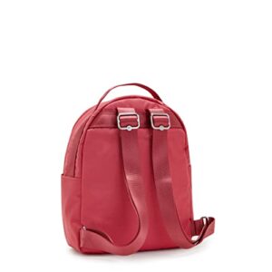Kipling Women's Kae, Padded Straps, Monkey Keychain, Top Handle, Zipped Main Compartment, Backpack, Naturl Coral M6, 9.5''L x 12.5''H x 4.25''D