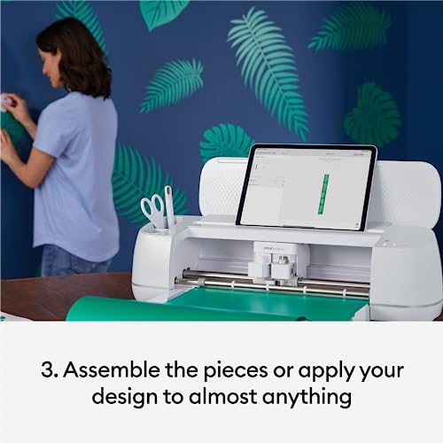 Cricut Maker 3 & Digital Content Library Bundle - Includes 30 images in Design Space App - Smart Cutting Machine, 2X Faster & 10X Cutting Force, Cuts 300+ Materials, Blue