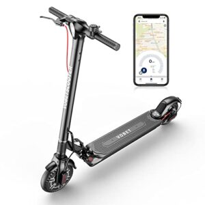 vobetscooter electric scooter,350w motor,8.5" solid tires, 19 miles range, 19mph folding commuter electric scooter for adults