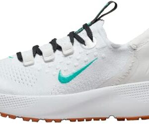 Nike WMNS React Escape Run Flyknit, Road Running Shoes (DC4269-004) White, Size: 7