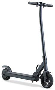 schwinn tone 2 mens and womens electric scooter, fits youth/adult riders ages 13+, max rider weight 220lbs, max speed of 15mph, lightweight, folding, locking aluminum frame, black