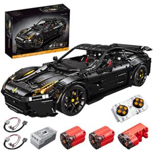 race car building kit sport car building set toy car model compatible with lego technic speed champion, 3097 pcs for kids adults