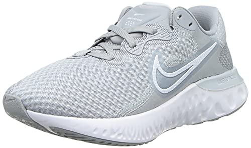 Nike Women's Renew Run 2 Running Shoes, Wolf Grey/White-Pure Platinum, 7 M US