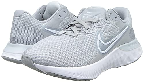 Nike Women's Renew Run 2 Running Shoes, Wolf Grey/White-Pure Platinum, 7 M US