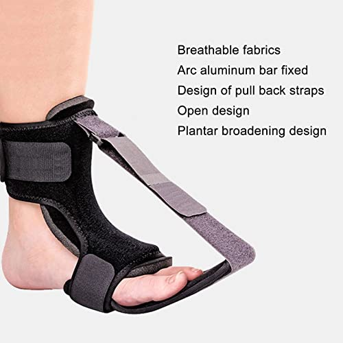 Night Splint,Plantar Fasciitis Night Splint, Plantar Fasciitis Relief Night Splint, Foot Drop Support Corrector, Plantar Fasciitis Socks for Heel Spur Arch Ankle Pain for Men Women(L)