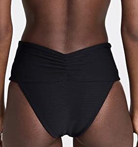 L*Space Women's Bardot Bikini Bottom Classic, Black, XS
