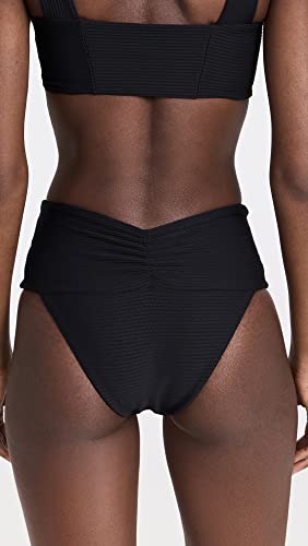 L*Space Women's Bardot Bikini Bottom Classic, Black, XS