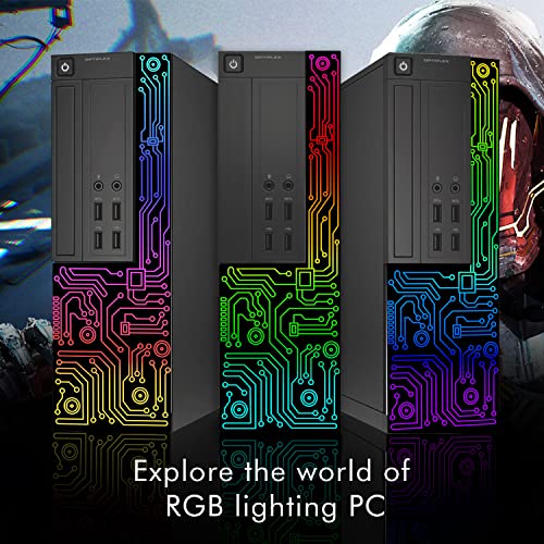 RGB Dell Desktop Computer Intel Quad Core I5 up to 3.6G, 16G, 512G SSD, Wi-Fi & HDMI, RGB Gaming PC Keyboard & Mouse, Windows 10 Pro (Renewed)