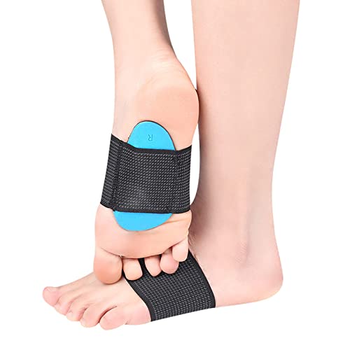 Connfiton Copper Arch Support, Arch Pain Relief Plus Support, Foot Arch Support/Sleeves- Plantar Fasciitis Relief, Foot Care, Heel Spurs, Feet Pain Relief,Flat Feet.(1 Pair Black - Unisex One Size)