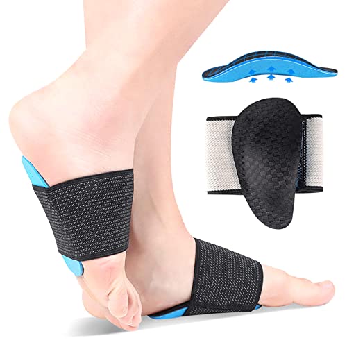 Connfiton Copper Arch Support, Arch Pain Relief Plus Support, Foot Arch Support/Sleeves- Plantar Fasciitis Relief, Foot Care, Heel Spurs, Feet Pain Relief,Flat Feet.(1 Pair Black - Unisex One Size)